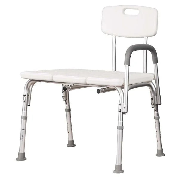 Bath transfer bench -Height adjustable- swl 110kg - shorter seat ( 67L x 41D )