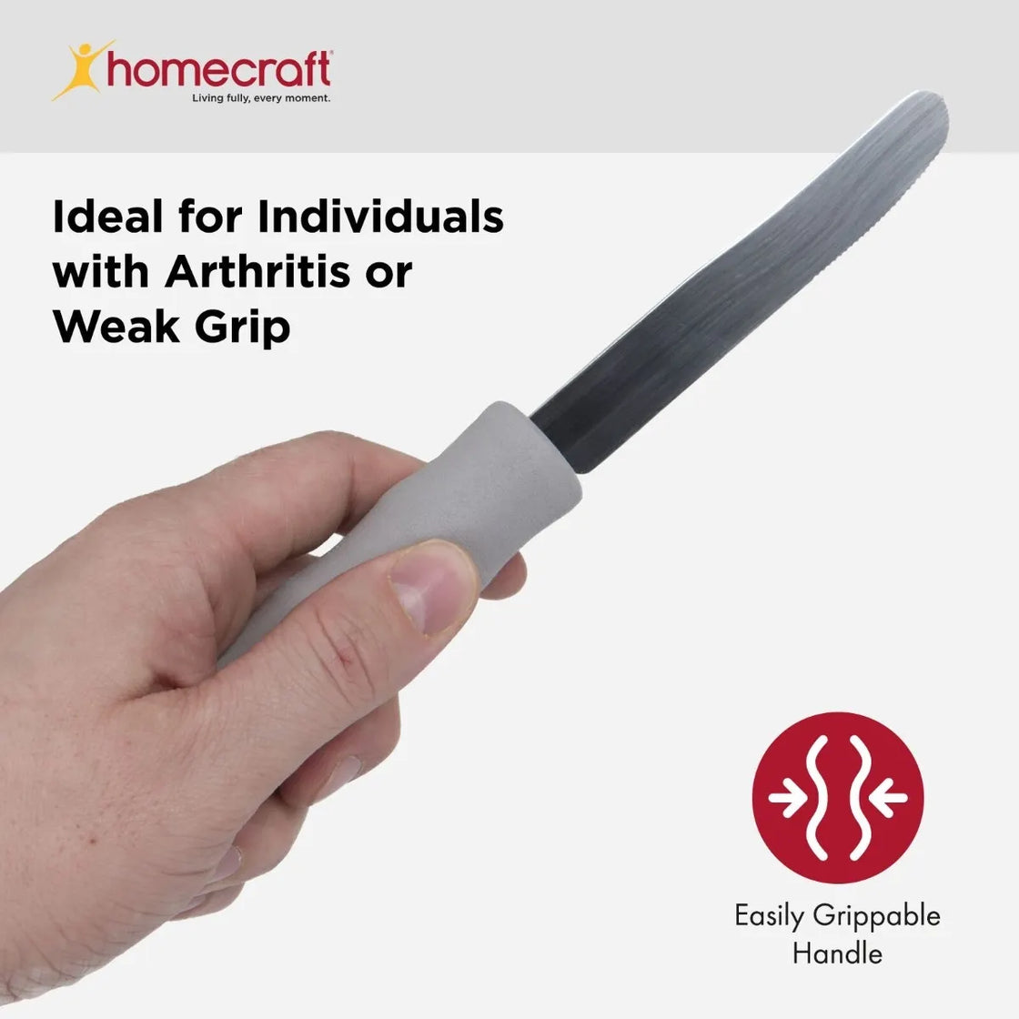 Homecraft Lightweight Foam Handled Knife