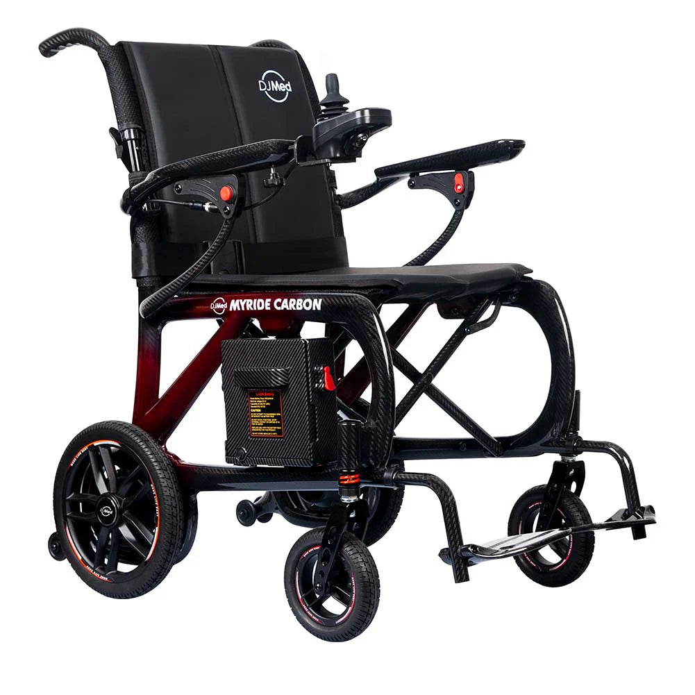 My Ride Carbon Fibre - Ultralight Side fold Electric powerchair