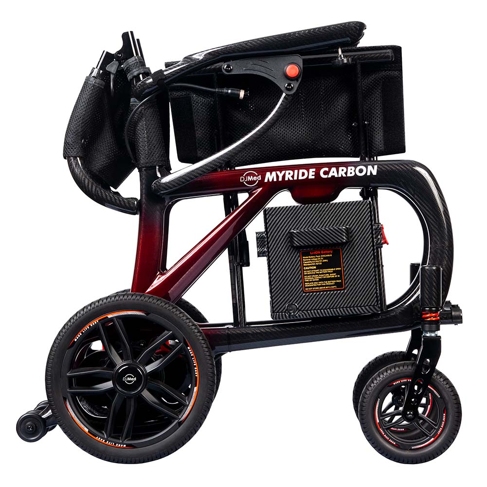 My Ride Carbon Fibre - Ultralight Side fold Electric powerchair