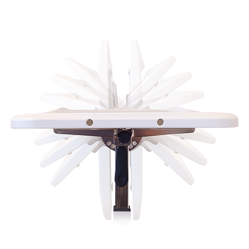 Redgum Over Bed / Chair Table - Adjustable width and Height swl 10kg