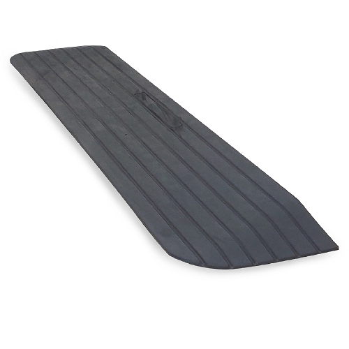 Redgum rubber wedge ramp contoured edges  1105 W x 210 D x 25mm H