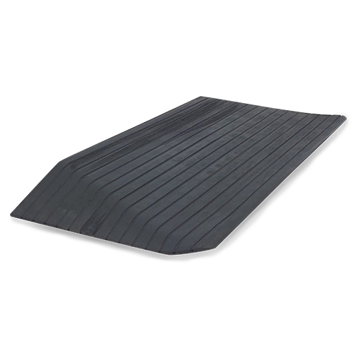 Redgum rubber wedge ramp contoured edges  1105 W x 460 D x 75mm H
