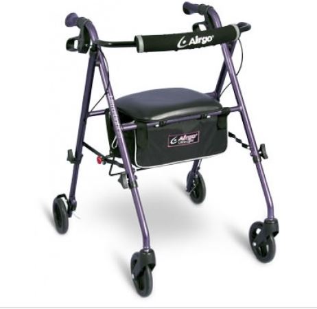 Airgo Ultra light rollator- egg plant