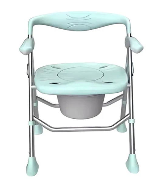 Avail Shower chair/Commode - portable (4kg) fold up aluminium