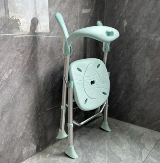 Avail Shower chair/Commode - portable (4kg) fold up aluminium