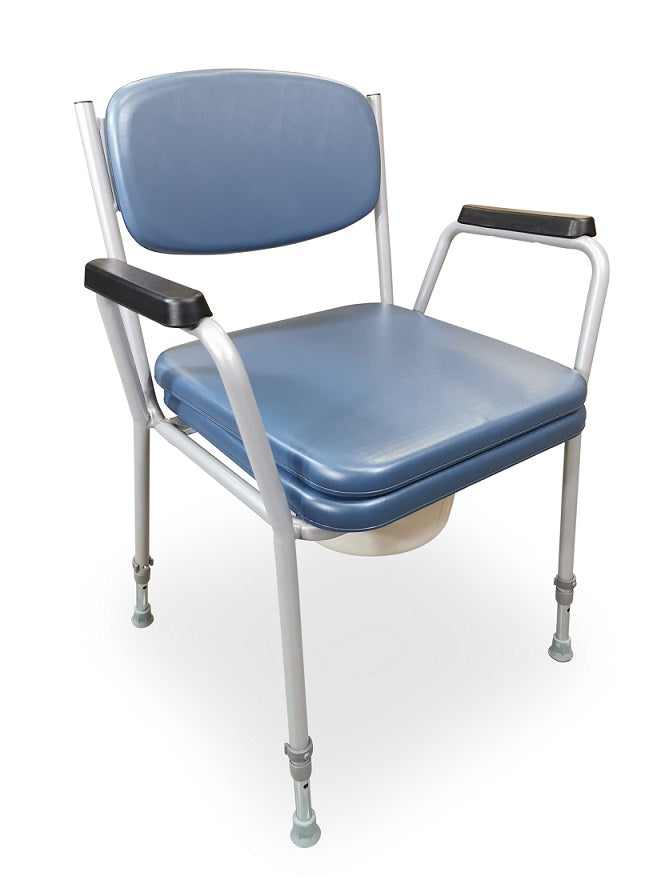 Basics Commode Chair - Blue – Sharkey Mobility