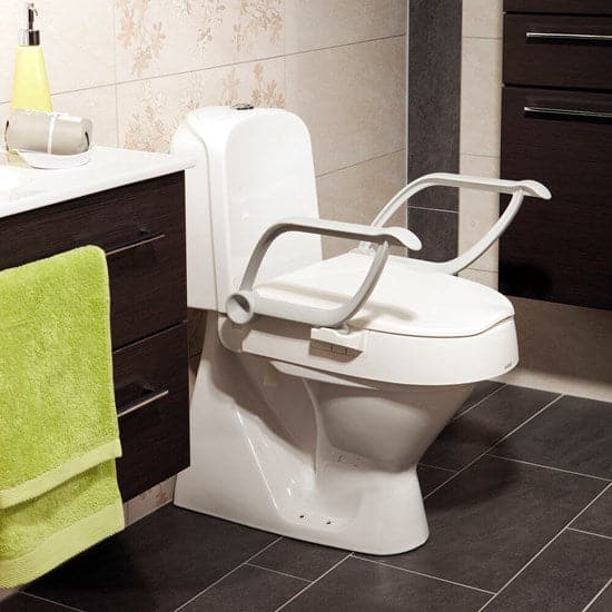 Cloo Etac Cloo Toilet Seat Raiser with armrests – Sharkey Mobility