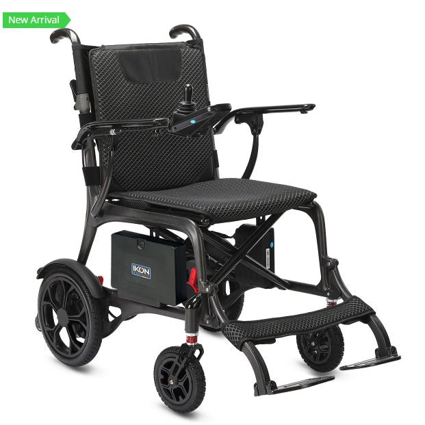 Ikon Enduro Powerlite electric wheelchair - side folding