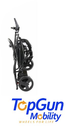 TopGun Flytemax 2 Carbon Fibre Power chair - just 15.6kg without battery 20' seat !! SWL 150kg