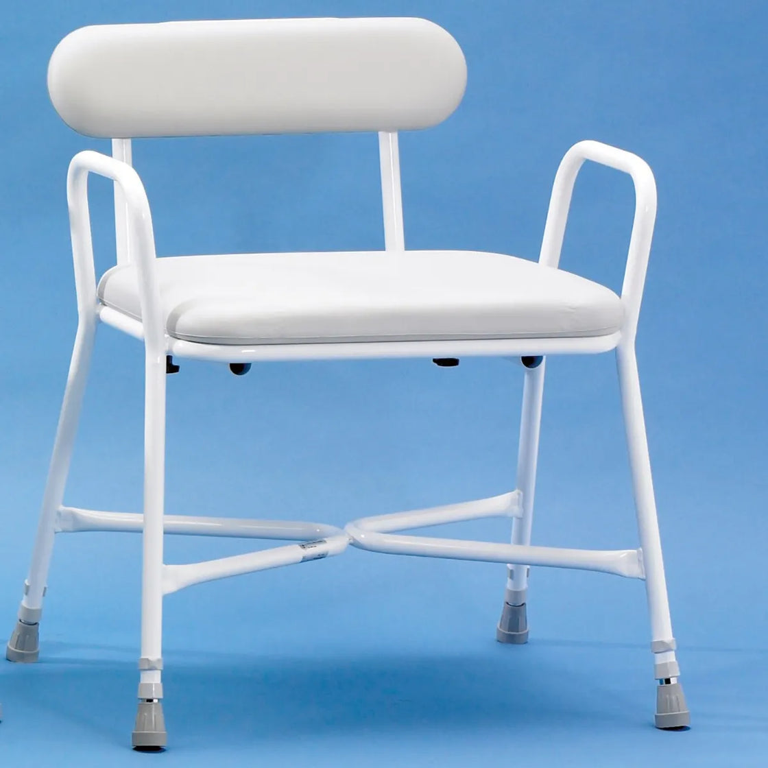 Homecraft Sherwood Plus Bariatric Shower Stool - with adjustable padded back rest