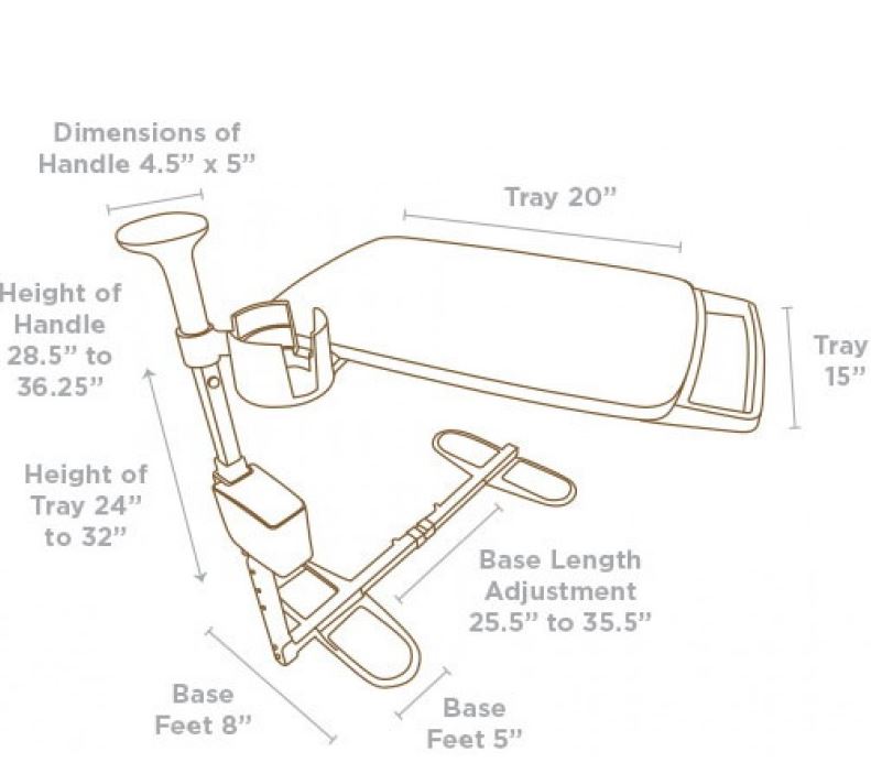 Independence tray table by signature life