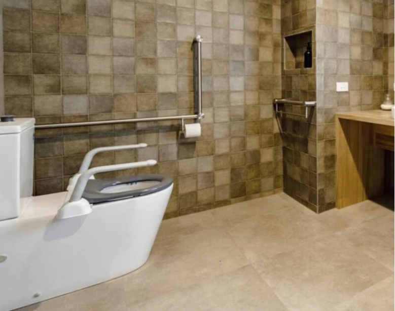 Liberty Toilet support arms - Fits both standard and blind fittings toilets