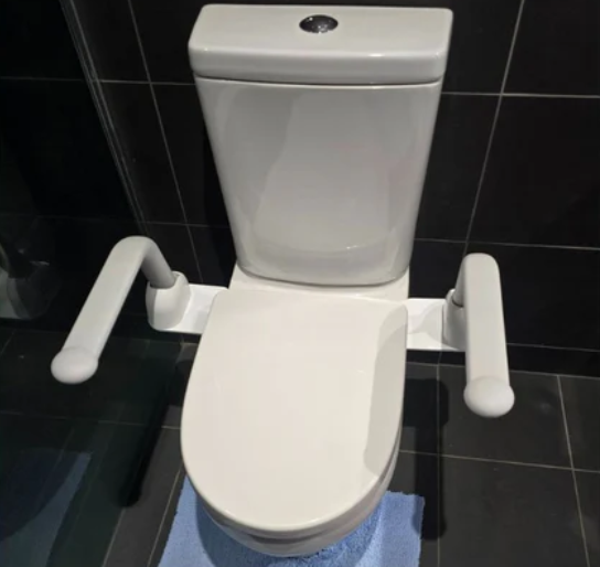 Liberty Toilet support arms - Fits both standard and blind fittings toilets