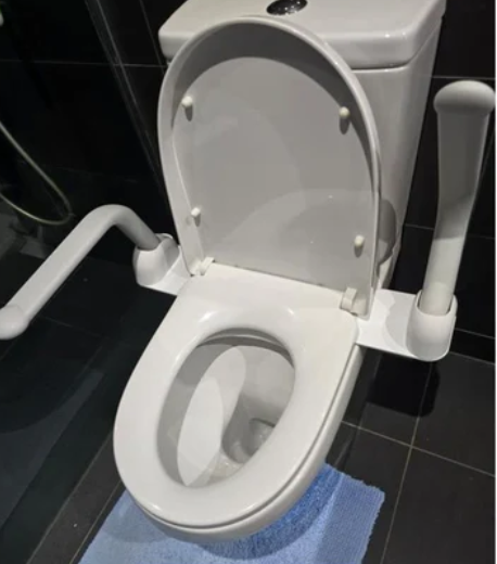 Liberty Toilet support arms - Fits both standard and blind fittings toilets