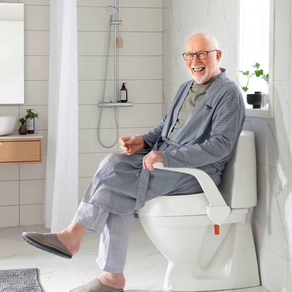 Etac My-Loo Toilet Seat Raiser- with arm supports 100mm