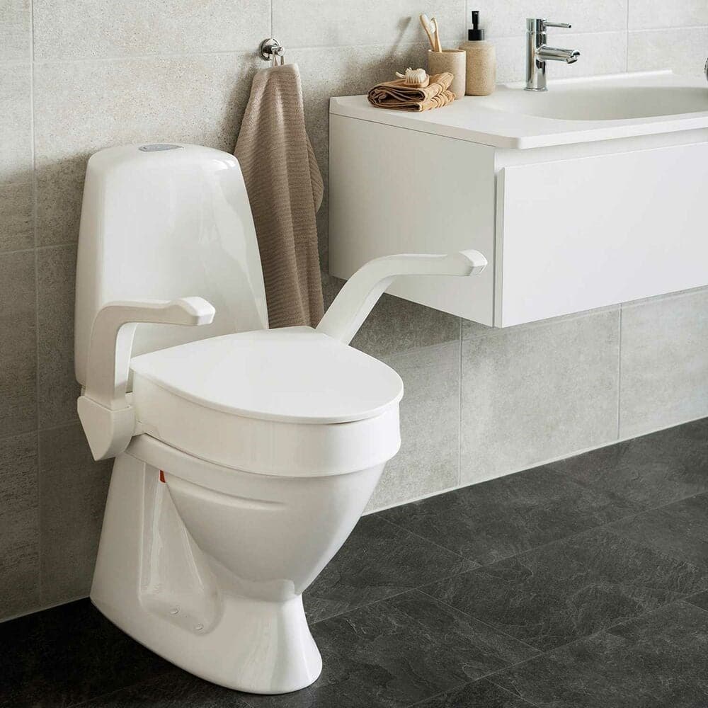 Etac My-Loo Toilet Seat Raiser- with arm supports 100mm