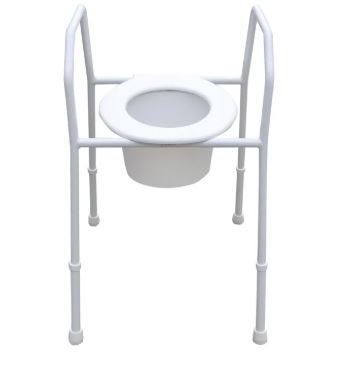 Days steel over toilet aid- with seat and splashguard swl 125kg