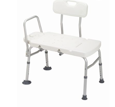 Bath Transfer bench - plastic seat  SWL 136KG