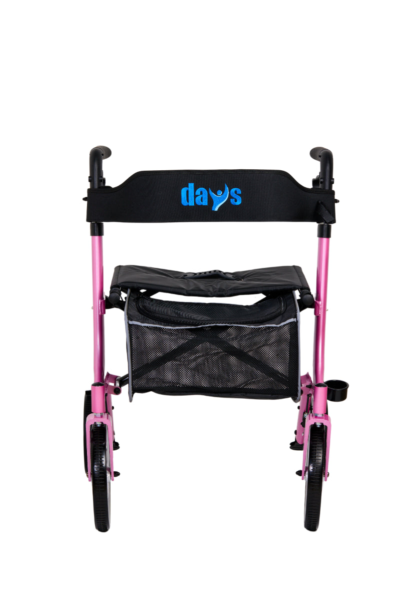 Days superlite deluxe rollator - Pink 6.9kg – Sharkey Mobility