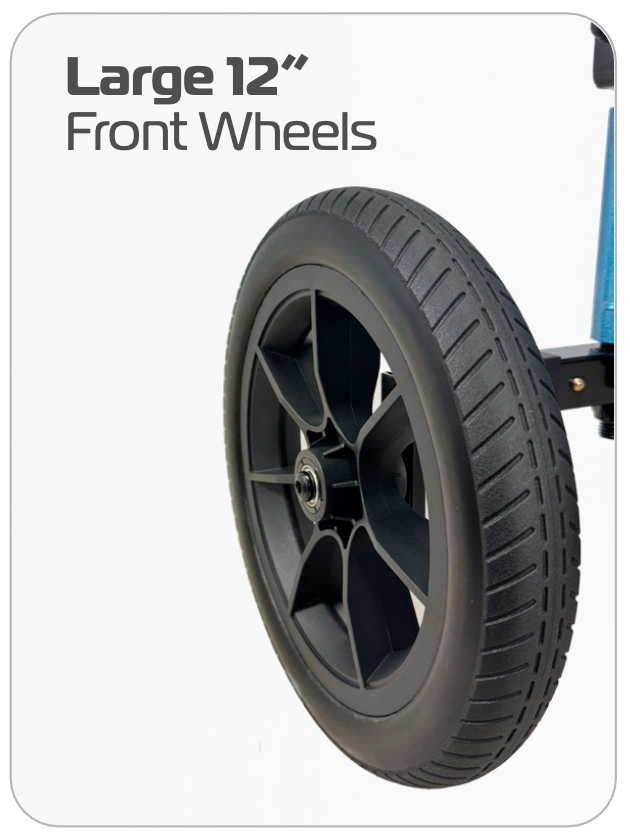 Redgum cross country knee walker - Blue SWL 136kg