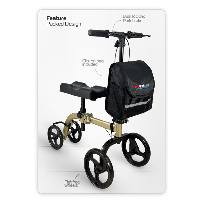 Redgum Knee walker - Champagne SWL 136kg