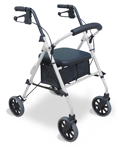 Redgum Height adjustable seat walker - swl 120kg weight 7.5kg