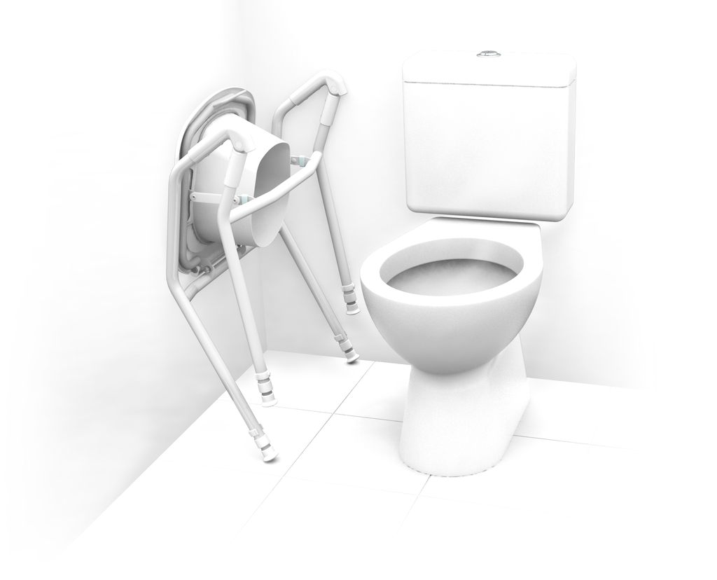 Folding Over Toilet Aid