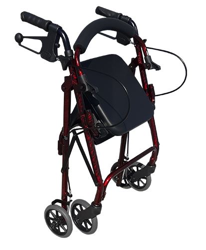 Redgum aluminium mini Walker - 6"wheels SWL 120kg