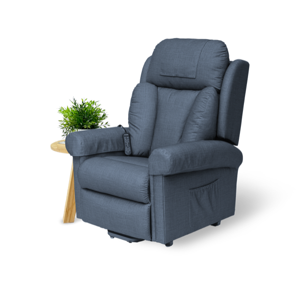 Rosa Lift Chair - 4 motor - swl 158kg ( available in Shadow Grey,Ocean blue and Ice pearl )