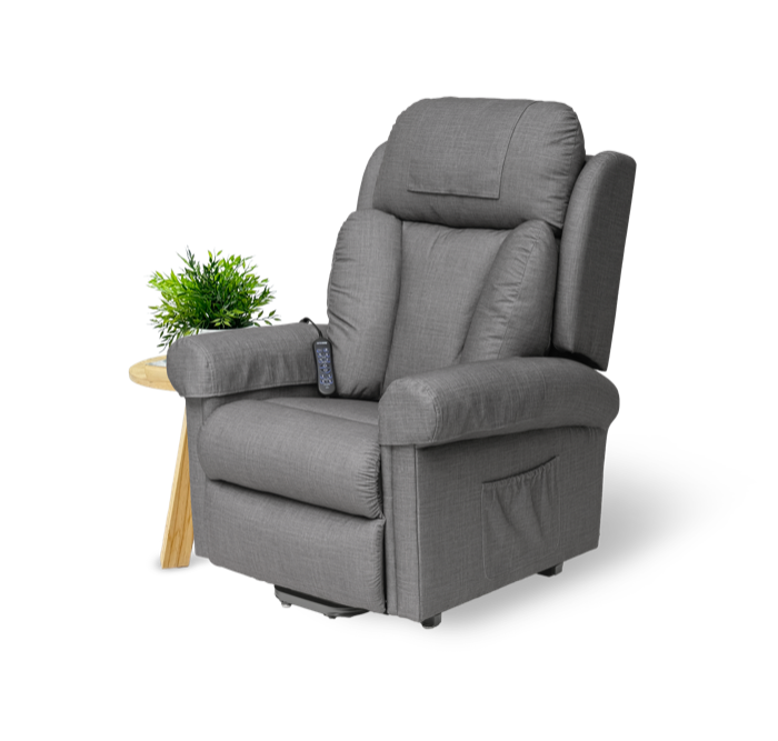 Rosa Lift Chair - 4 motor - swl 158kg ( available in Shadow Grey,Ocean blue and Ice pearl )