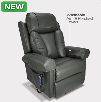 Redgum Rosa Endure 4 motor lift chair - Dark Moss Swl 158kg