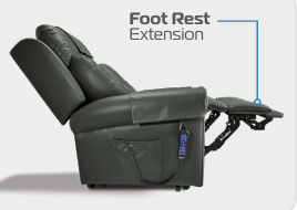 Redgum Rosa Endure 4 motor lift chair - Dark Moss Swl 158kg