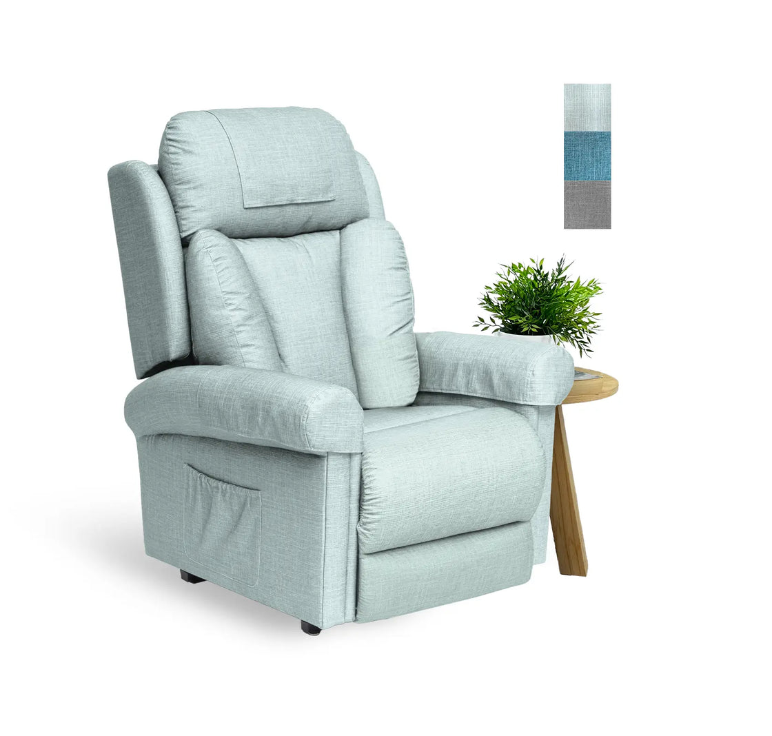Rosa Lift Chair petite - 4 motor - swl 150kg ( available in Shadow Grey,Ocean blue and Ice pearl )
