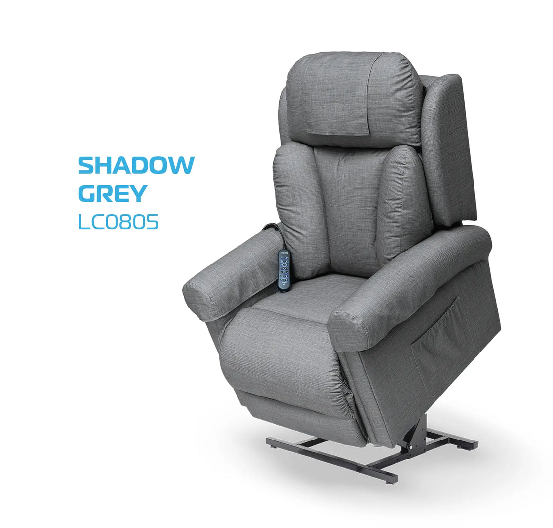 Rosa Lift Chair petite - 4 motor - swl 150kg ( available in Shadow Grey,Ocean blue and Ice pearl )