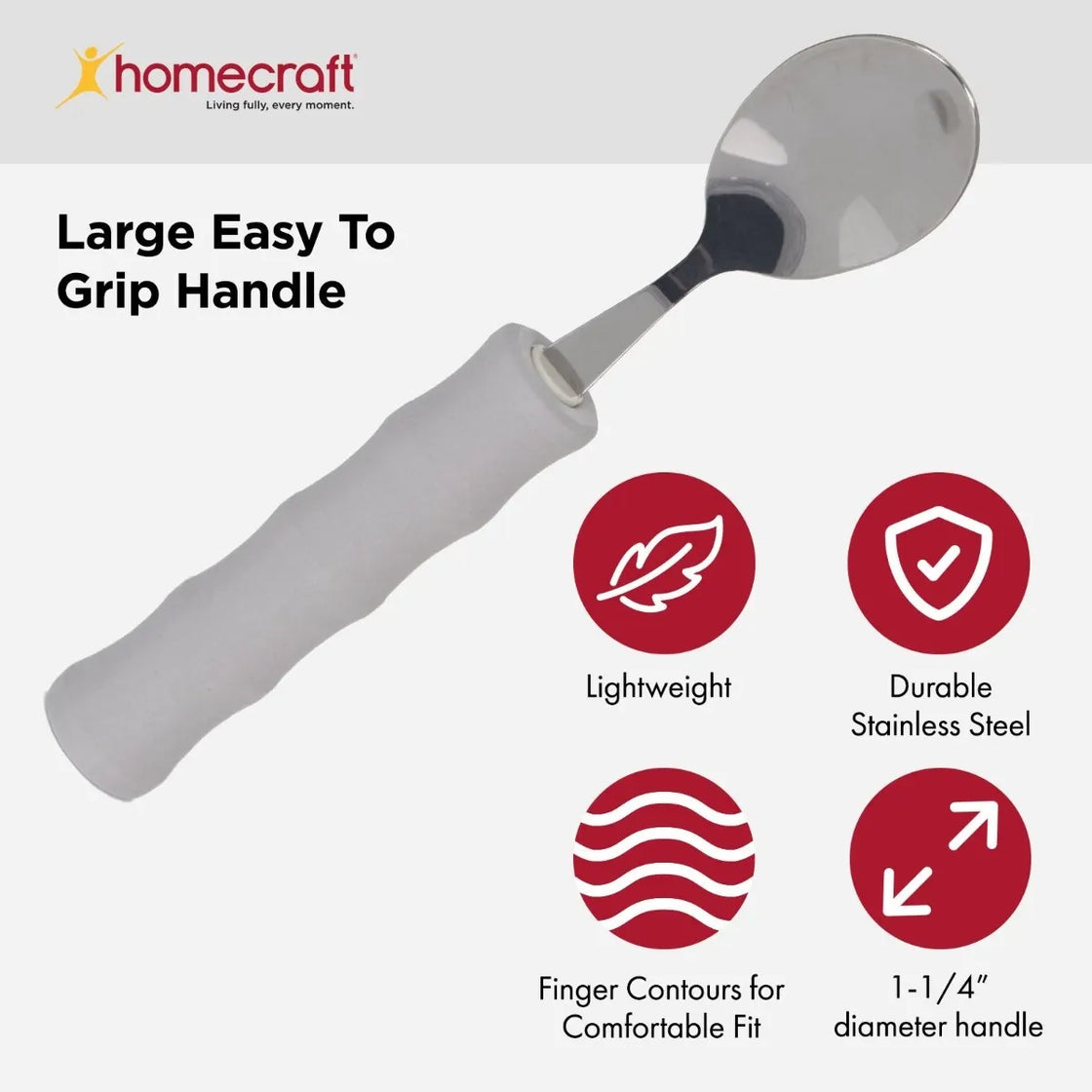 Homecraft Lightweight Foam Handled Spoon