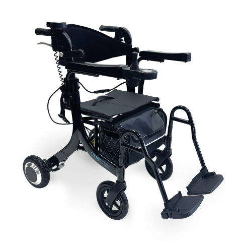 Redgum Steady stride folding electric seat walker/wheelchair - swl 115kg