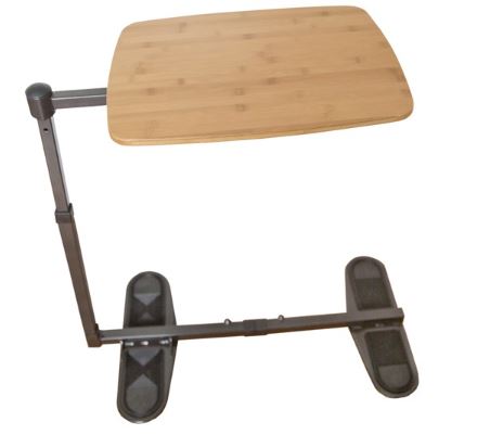 Universal swivel tray table