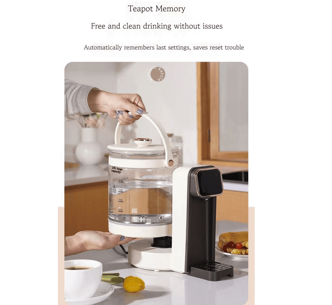 Zoom - Instant Hot Water kettle - Beige/Silver