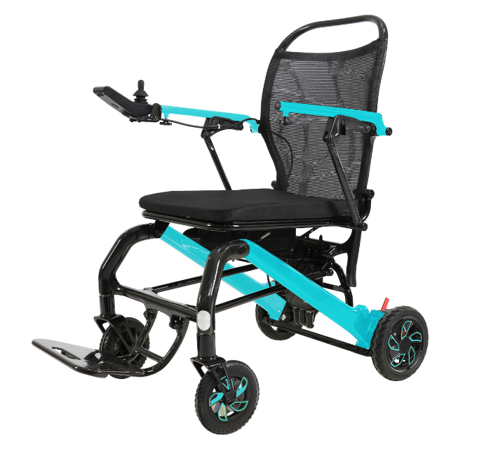 TopGun Flytemax 2 Carbon Fibre Power chair - just 15.6kg without battery 20' seat !! SWL 150kg