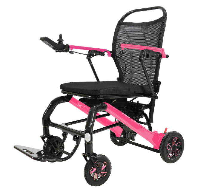TopGun Flytemax 2 Carbon Fibre Power chair - just 15.6kg without battery 20' seat !! SWL 150kg