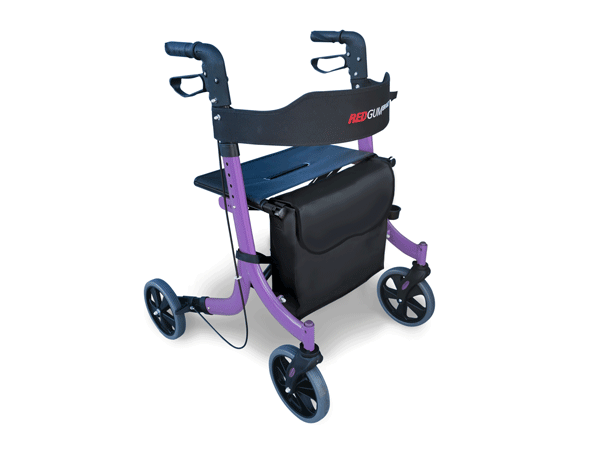 Redgum low seat lighweight sidefold walker