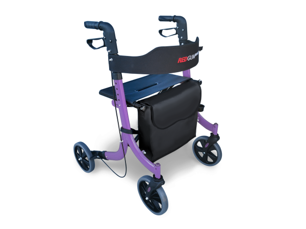 Redgum low seat lighweight sidefold walker