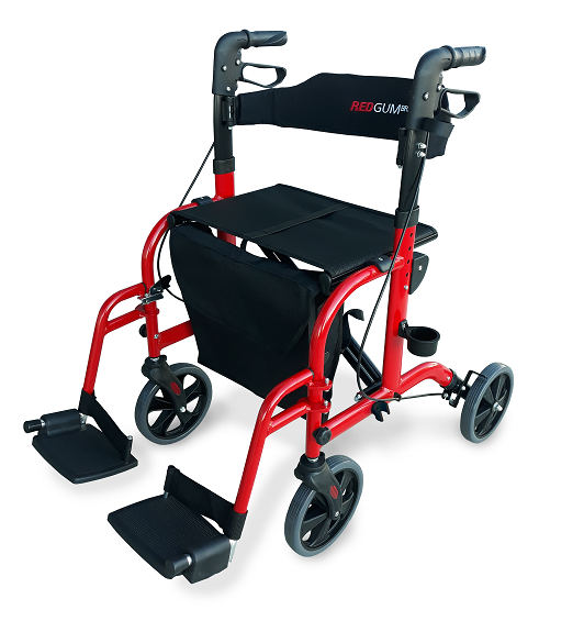 Side Folding Seat Walker/ transit chair