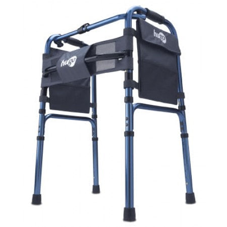 Durable wheelchair with padded armrests and footrests